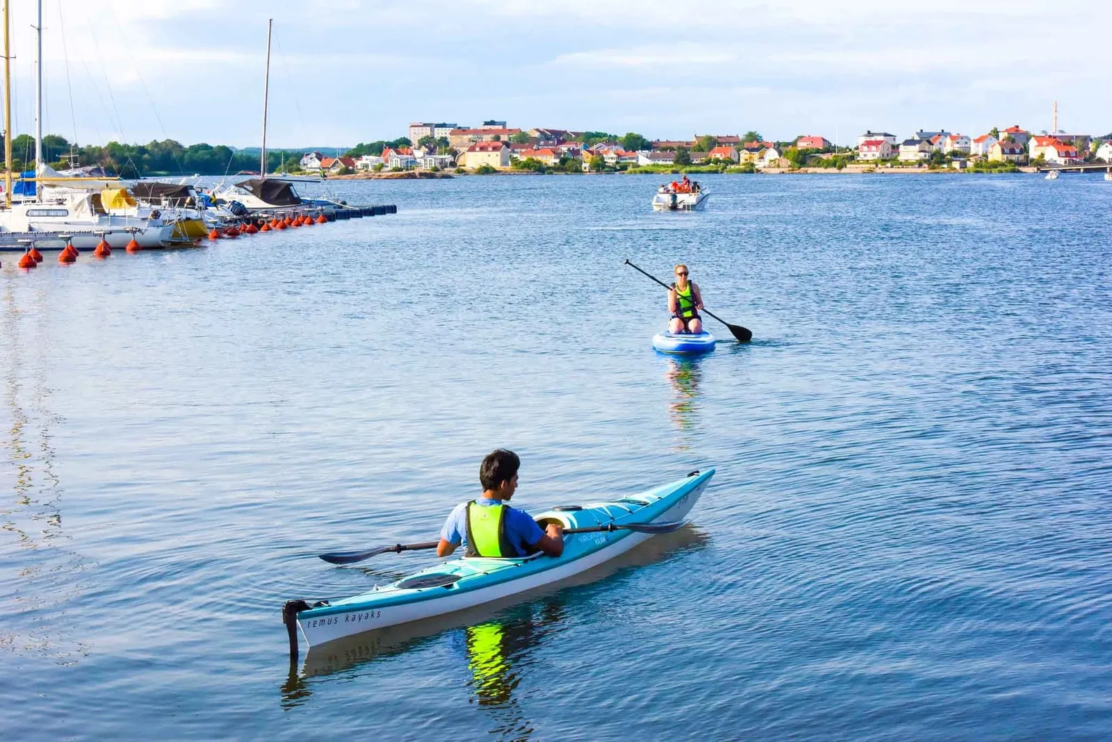 Paddling kayak in Karlskrona, Firsktorget