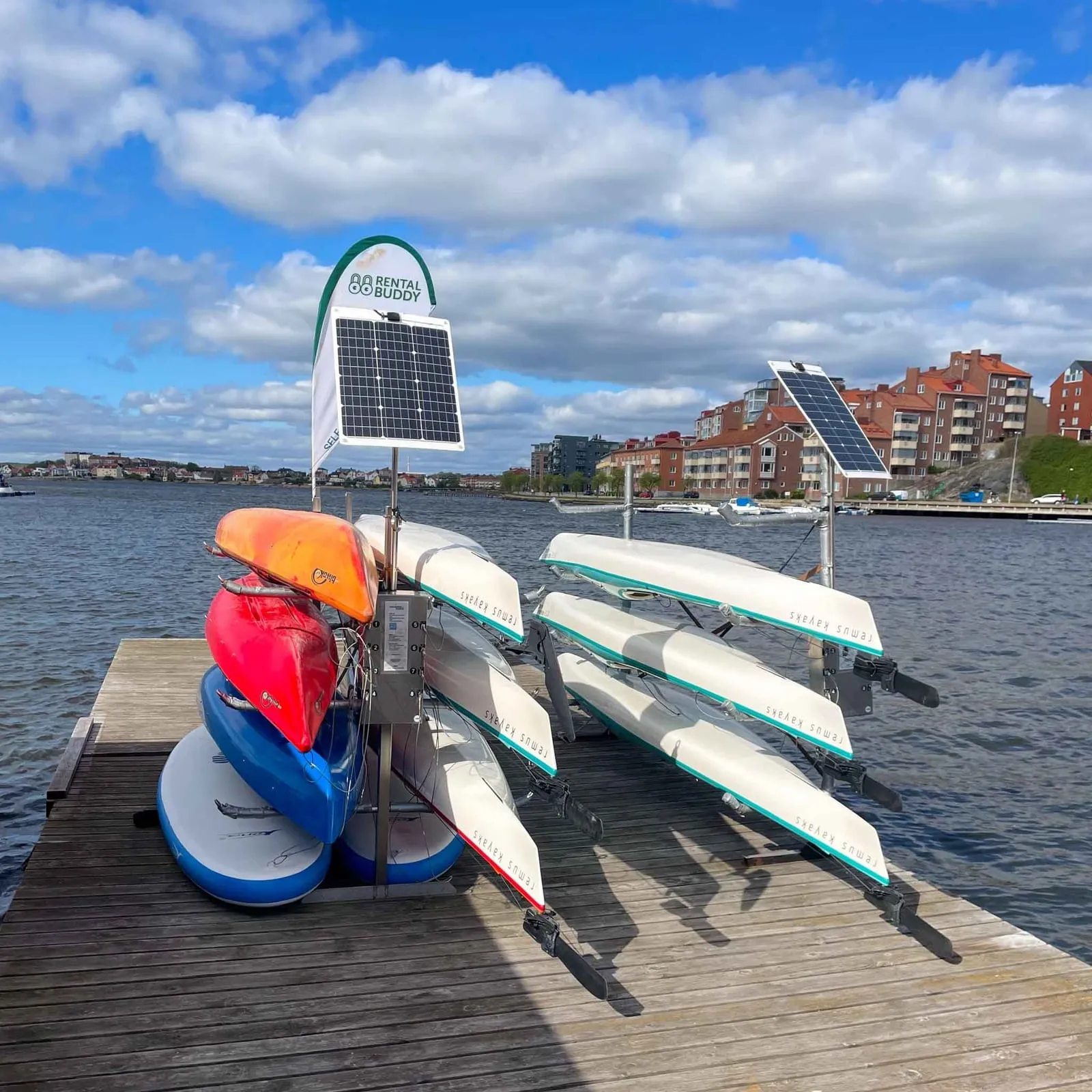 Self-service kayak and SUP rental Fisktorget Karlskrona