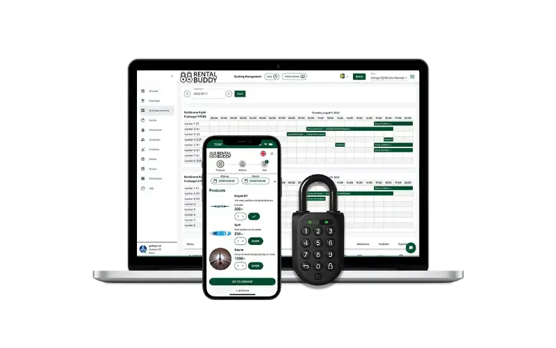Rentalbuddy booking platform for self-service rental