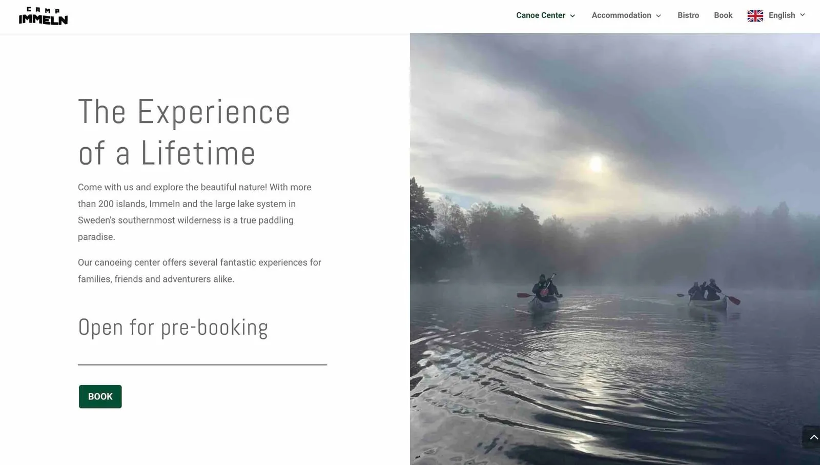 Example of book button on rentalbuddy customer webpage