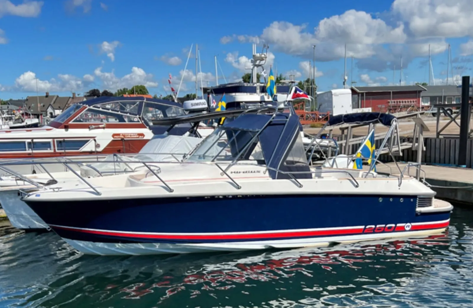 Self-service booking system for boat rental service