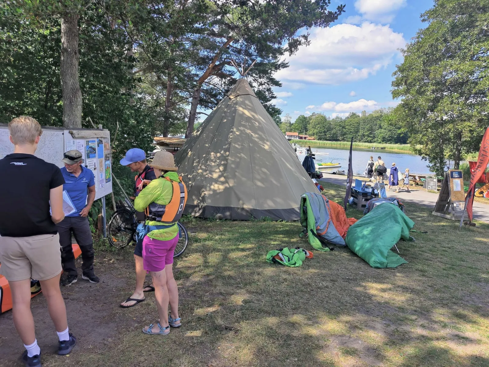 Instructions before kayak trip