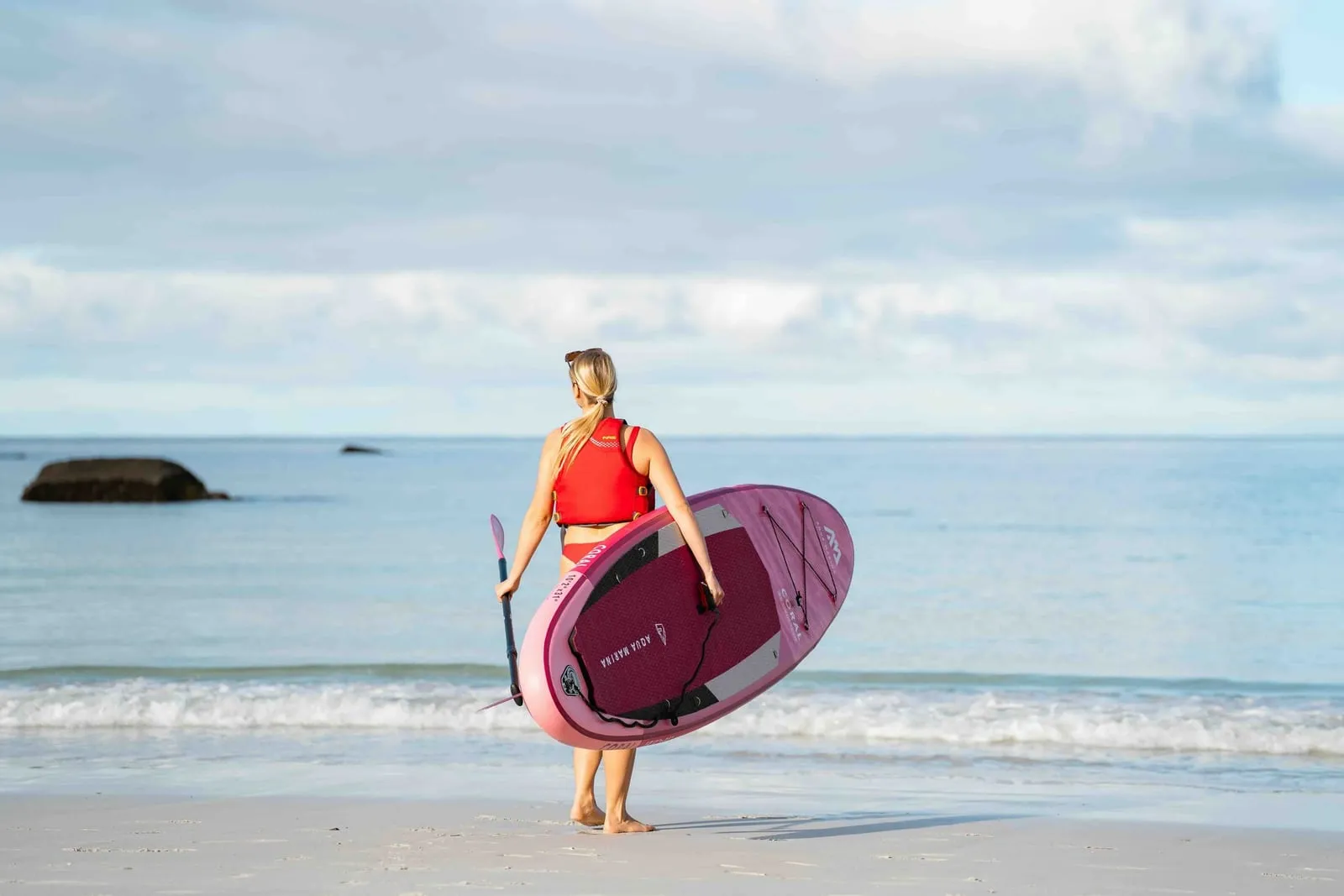 Stand up paddleboarding in Lofoten, Norway