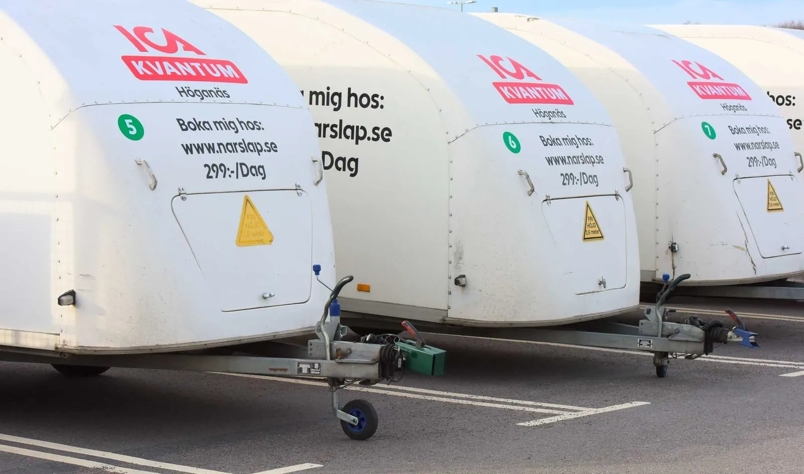 Unmanned trailer rental at ICA Höganäs